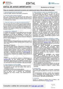 Edital Dia da Defesa Nacional