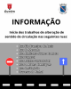 Altera&ccedil;&atilde;o dos Sentidos de Tr&acirc;nsito em Caxarias