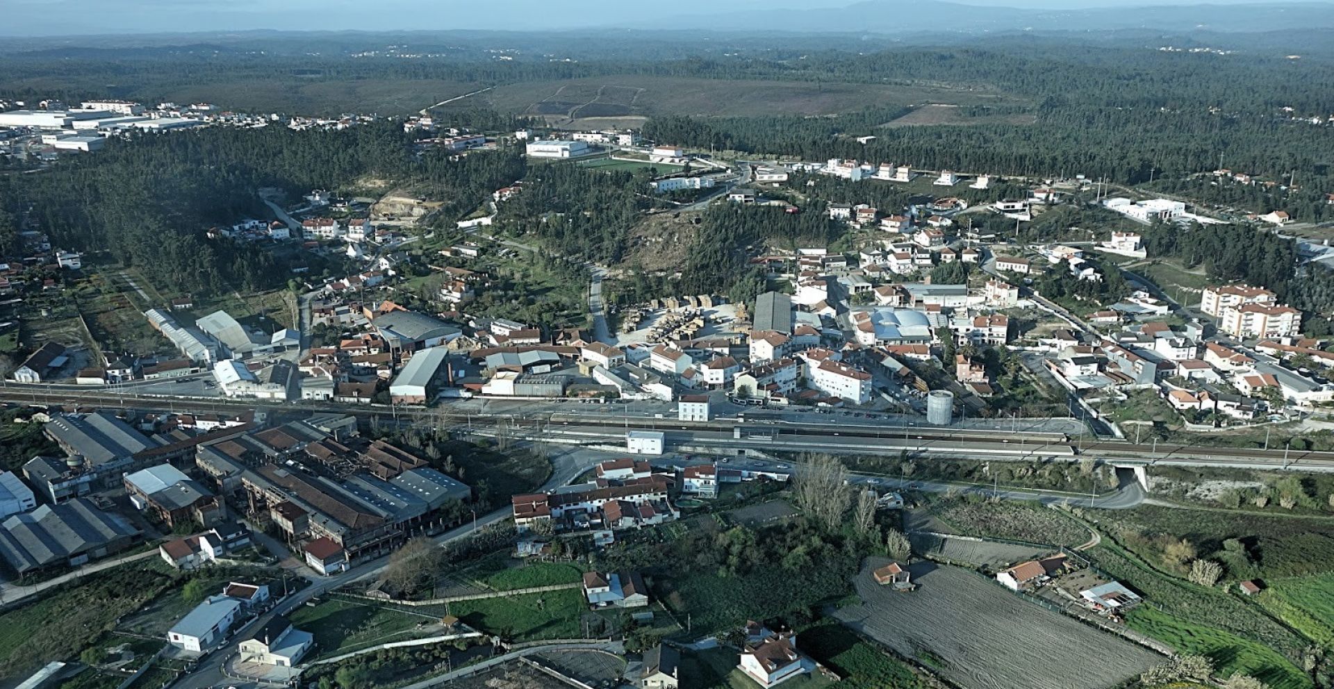Vista da Vila de Caxarias 
